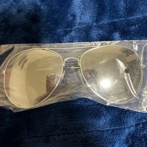 Silver Aviator Sunglasses